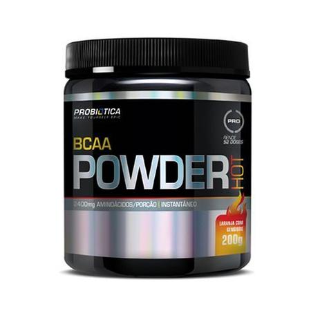 BCAA Powder Hot - 200g Laranja com Gengibre - Probiotica - Probiótica Menor preço em BCAA Powder Hot - 200g Laranja com Gengibre - Probiotica - Probiótica