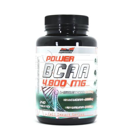 Bcaa Power 4800 Mg 240 Tabletes - New Millen Menor preço em Bcaa Power 4800 Mg 240 Tabletes - New Millen