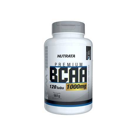 BCAA PREMIUM NUTRATA 1000mg 120 TABLETES Menor preço em BCAA PREMIUM NUTRATA 1000mg 120 TABLETES