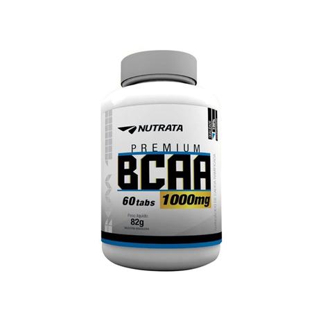 BCAA PREMIUM NUTRATA 1000mg 60 TABLETES Menor preço em BCAA PREMIUM NUTRATA 1000mg 60 TABLETES