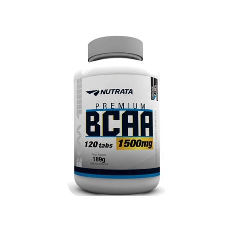 BCAA PREMIUM NUTRATA 1500mg 120 TABLETES Menor preço em BCAA PREMIUM NUTRATA 1500mg 120 TABLETES