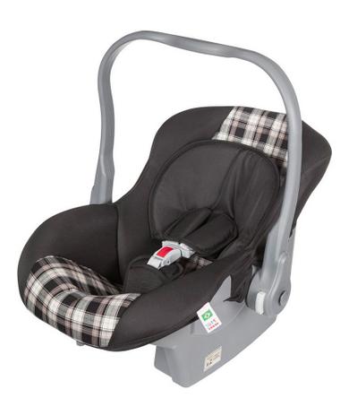 Menor preço em Bebê Conforto Menino Preto Xadrez Até 1 ano Capota Tutti Baby