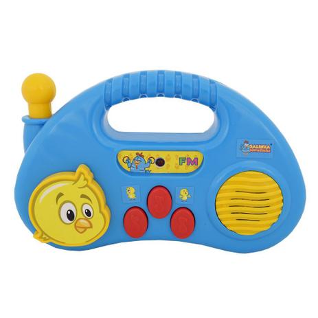 Bebê Musical Galinha Pintadinha - Rádio - Dican Menor preço em Bebê Musical Galinha Pintadinha - Rádio - Dican
