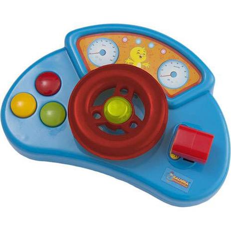 Bebê Musical I Galinha Pintadinha Volante Vermelho - Dican Menor preço em Bebê Musical I Galinha Pintadinha Volante Vermelho - Dican