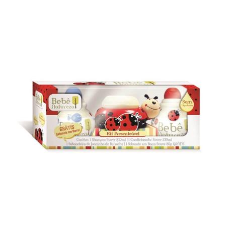 Bebê Natureza Joaninha Kit C/4 Produtos Menor preço em Bebê Natureza Joaninha Kit C/4 Produtos
