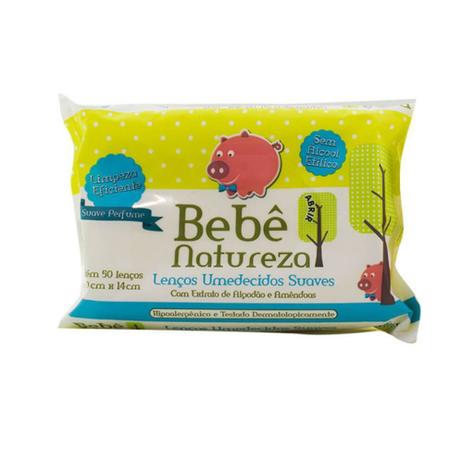 Bebê Natureza Lenços Umedecidos Azul C/50 Menor preço em Bebê Natureza Lenços Umedecidos Azul C/50