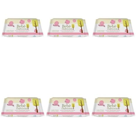 Bebê Natureza Lenços Umedecidos Rosa C/50 (Kit C/06) Menor preço em Bebê Natureza Lenços Umedecidos Rosa C/50 (Kit C/06)