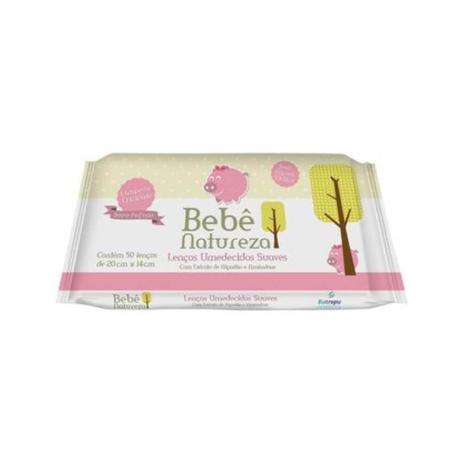 Bebê Natureza Lenços Umedecidos Rosa C/50 Menor preço em Bebê Natureza Lenços Umedecidos Rosa C/50