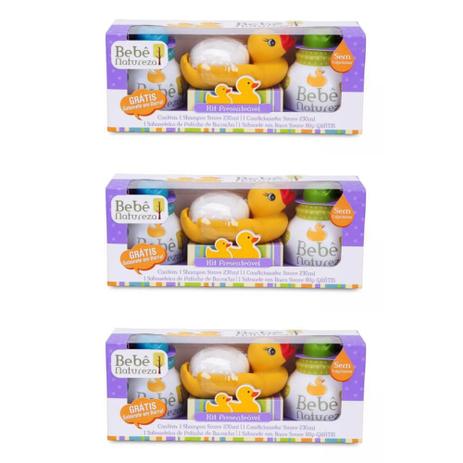Bebê Natureza Patinho Kit C/4 Produtos (Kit C/03) Menor preço em Bebê Natureza Patinho Kit C/4 Produtos (Kit C/03)