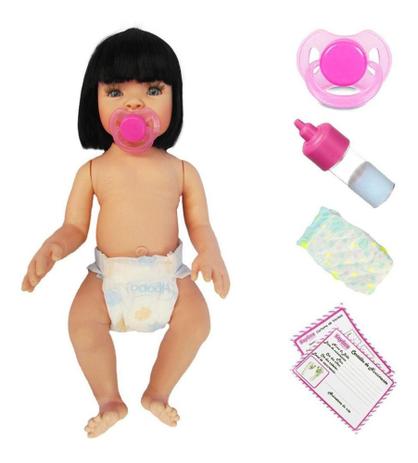 Bebe Reborn Boneca Realista Barata Corpo Todo Em Silicone Kaydora Brinquedos Bonecas Magazine Luiza