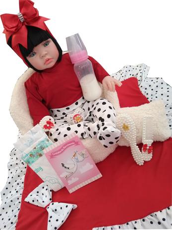 Bebe Reborn Boneca Reborne Silicone Realista Vermelha Mamae Cheguei Boneca Reborn Magazine Luiza