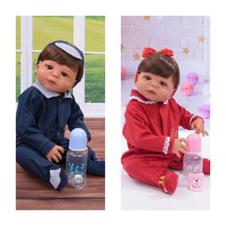 Bebe Reborn Gemeos Npk Bonecas Magazine Luiza