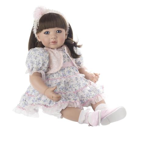 Bebe Reborn Laura Doll Flower Light Menor preço em Bebe Reborn Laura Doll Flower Light
