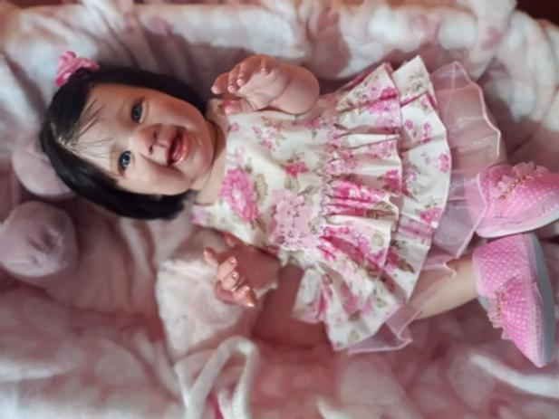 Bebe Reborn Realista 00 Kit Maizie Silicone Pode Dar Banho Bonecas Magazine Luiza