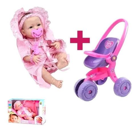 Bebe Reborn Recem Nascido De Verdade Carrinho Baby Love Divertoys Bonecas Magazine Luiza