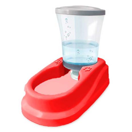 Bebedouro Automatico Para Cachorros Com Boia Filtro Vermelho - Pet injet Menor preço em Bebedouro Automatico Para Cachorros Com Boia Filtro Vermelho - Pet injet