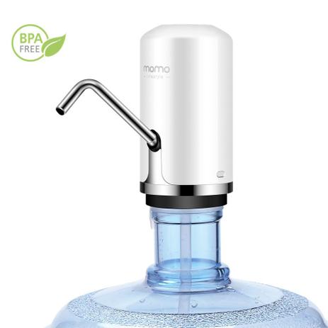 Bebedouro bomba para galão de água Momo Lifestyle - Branco Bom Dia Menor preço em Bebedouro bomba para galão de água Momo Lifestyle - Branco Bom Dia