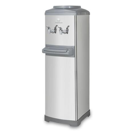 Bebedouro de galão laterais e frente em Inox refrigerado coluna K 10 linha diamante com motor - Karina Menor preço em Bebedouro de galão laterais e frente em Inox refrigerado coluna K 10 linha diamante com motor - Karina
