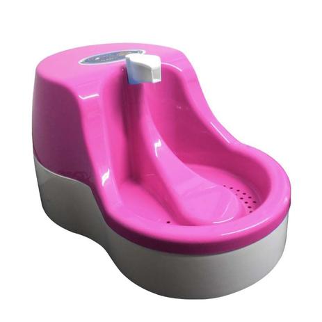 Bebedouro Fonte Elétrica Para Pet 2.5L Rosa 110V Furacão Pet - Furacæo Menor preço em Bebedouro Fonte Elétrica Para Pet 2.5L Rosa 110V Furacão Pet - Furacæo