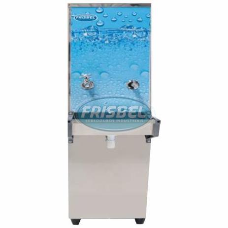 Bebedouro industrial 25 litros bancada com filtro 2 torneira 1 normal 1 de pressão primeira linha - Frisbel Menor preço em Bebedouro industrial 25 litros bancada com filtro 2 torneira 1 normal 1 de pressão primeira linha - Frisbel
