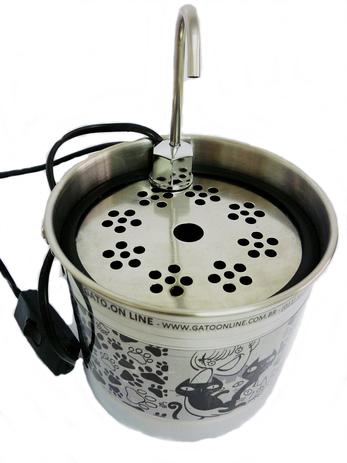 BEBEDOURO PARA GATOS INOX 1500 ml - Gato Online é ruim? BEBEDOURO PARA GATOS INOX 1500 ml - Gato Online é boa?