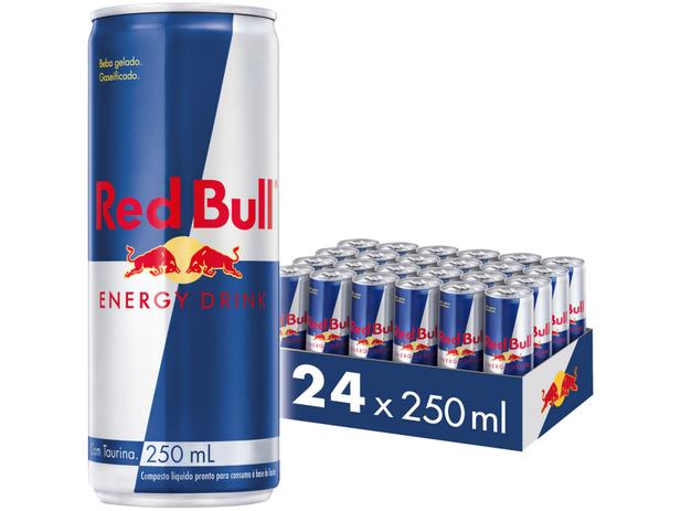 Bebida Energética Red Bull Energy Drink 250ml - 24 Unidades