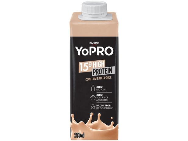 Bebida Láctea YoPRO Coco com Batata-Doce - Sem Lactose Zero Açúcar 250ml - Danone Menor preço em Bebida Láctea YoPRO Coco com Batata-Doce - Sem Lactose Zero Açúcar 250ml - Danone