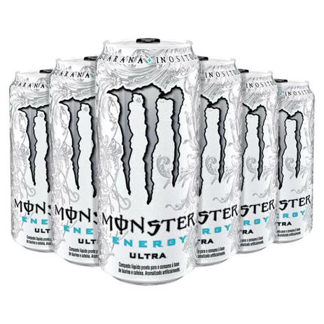 Bebida Monster Energy Ultra Caixa Com 6 Energético 473 Ml - Geral Menor preço em Bebida Monster Energy Ultra Caixa Com 6 Energético 473 Ml - Geral
