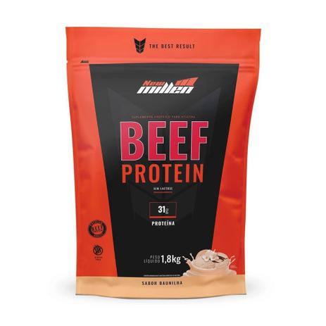 Beef Protein Isolate - 1800g Refil Baunilha - New Millen Menor preço em Beef Protein Isolate - 1800g Refil Baunilha - New Millen