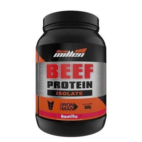 Beef Protein Isolate - 900g Baunilha - New Millen Menor preço em Beef Protein Isolate - 900g Baunilha - New Millen