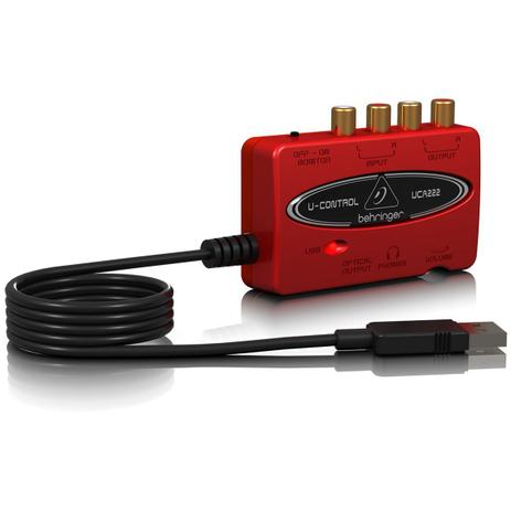 Behringer - Interface de Áudio UControl UCA222 Menor preço em Behringer - Interface de Áudio UControl UCA222