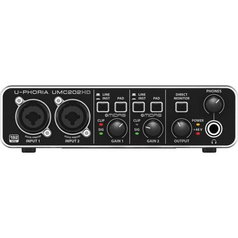 Behringer - Interface de Áudio USB 2.0 UPhoria UMC202HD é boa?