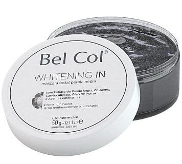 Bel Col Whitening In Mascara Facial Perola Negra Clareador Menor preço em Bel Col Whitening In Mascara Facial Perola Negra Clareador