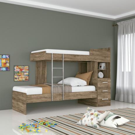 Beliche 03 Gavetas Havana Plus Atacama Santos Andira - Santos andirá Menor preço em Beliche 03 Gavetas Havana Plus Atacama Santos Andira - Santos andirá