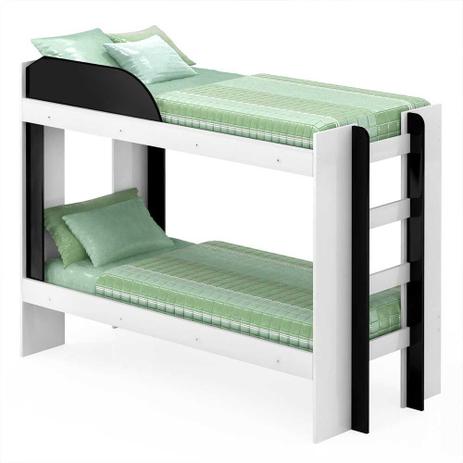 Beliche Bia Cimol Branco/Preto Menor preço em Beliche Bia Cimol Branco/Preto