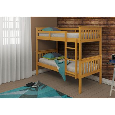 Beliche de Solteiro Bunk Bed Madeira Maciça para Quarto de Menino Mel - Housin é boa?