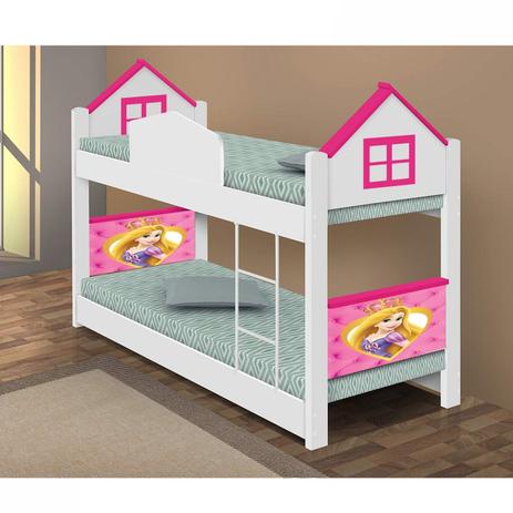 Beliche Infantil Casa Divaloto Branco/Rosa é boa?