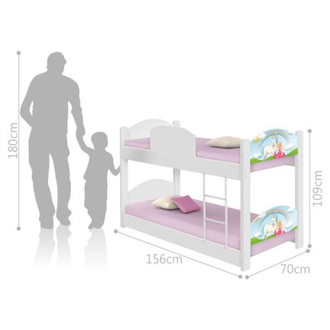 Beliche Infantil Princesa Encantada - Casah Menor preço em Beliche Infantil Princesa Encantada - Casah