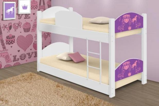 Beliche Mini Cama Carruagem Princesa - Casah Menor preço em Beliche Mini Cama Carruagem Princesa - Casah