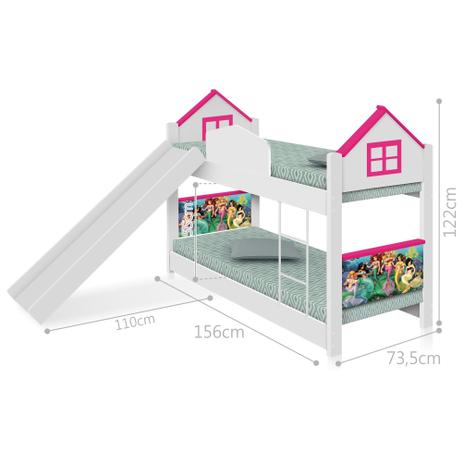 Beliche Mini Cama Casinha Sereias com Escorregador e Colchões - Divaloto é boa?