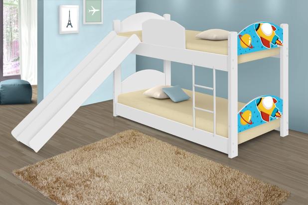 Beliche Mini Cama Foguete Espacial com Escorregador e Colchões - Casah é boa?