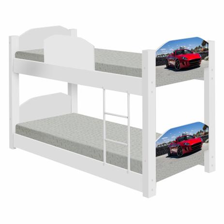 Beliche Montessoriana Infantil Carro Corrida - Puga Menor preço em Beliche Montessoriana Infantil Carro Corrida - Puga