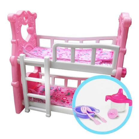 Beliche Para Boneca Infantil Acessorios Comidinha Menina Brinquedo Crianca (DMT5371) - Dm toys Menor preço em Beliche Para Boneca Infantil Acessorios Comidinha Menina Brinquedo Crianca (DMT5371) - Dm toys