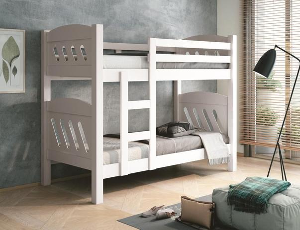 Beliche Solteiro Perola MDF 0,88x1,88 Branco - Fênix Menor preço em Beliche Solteiro Perola MDF 0,88x1,88 Branco - Fênix