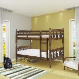 Beliche torneada kingston com grade proteção - acabamento verniz pu madeira maciça - castanho - Casatema Menor preço em Beliche torneada kingston com grade proteção - acabamento verniz pu madeira maciça - castanho - Casatema