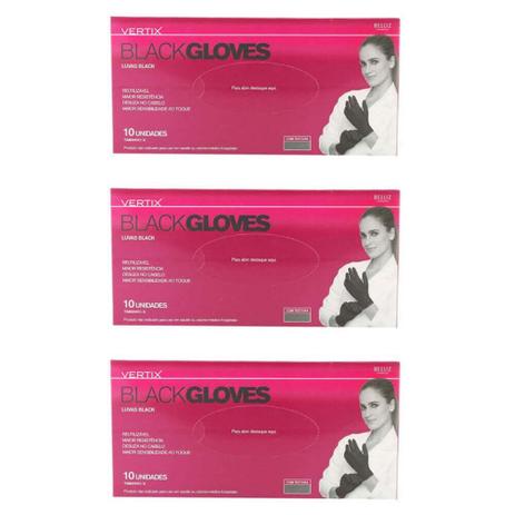 Belliz Black Luvas M C/10 (Kit C/03) Menor preço em Belliz Black Luvas M C/10 (Kit C/03)
