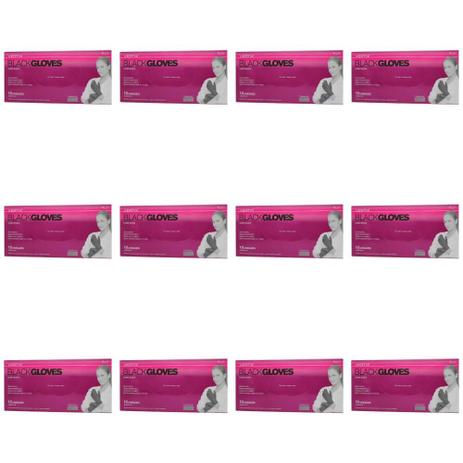 Belliz Black Luvas M C/10 (Kit C/12) Menor preço em Belliz Black Luvas M C/10 (Kit C/12)