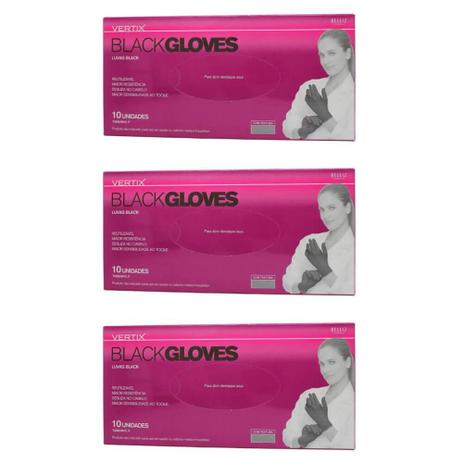 Belliz Black Luvas P C/10 (Kit C/03) Menor preço em Belliz Black Luvas P C/10 (Kit C/03)