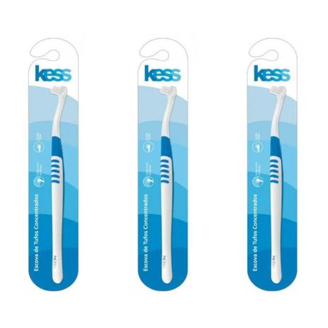 Belliz Escova Dental Tufos Concentrados Macia (Kit C/03) Menor preço em Belliz Escova Dental Tufos Concentrados Macia (Kit C/03)