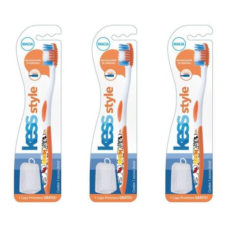 Belliz Style Escova Dental Macia (Kit C/03) Menor preço em Belliz Style Escova Dental Macia (Kit C/03)